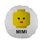 Lego Girl 15  Premium Round Cushion 