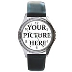 Personalize Round Metal Watch