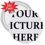 Personalize 3  Button (100 pack)