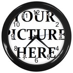 Personalize Wall Clock (Black)