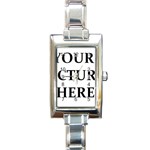 Personalize Rectangular Italian Charm Watch