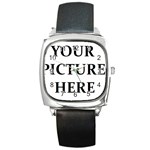 Personalize Square Metal Watch