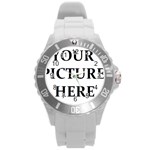 Personalize Round Plastic Sport Watch Large
