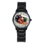 Pastedgraphic 3 Men s Stainless Steel Round Dial Analog Watch