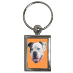 american bulldog Key Chain (Rectangle)