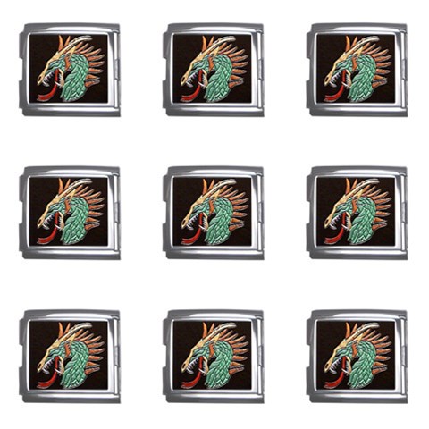 Dragon Mega Link Italian Charm (9 pack) from ArtsNow.com Front