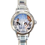 Derek Jeter New York Yankees 16597807 1024 768 Round Italian Charm Watch