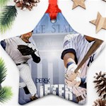 Derek Jeter New York Yankees 16597807 1024 768 Ornament (Star)