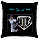 Derek Jeter New York Yankees 16597807 1024 768 Throw Pillow Case (Black)