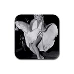 Marilyn Monroe Grayscale 4935x6600 Wallpaper Wallpaperswa Com 98 Rubber Square Coaster (4 pack)