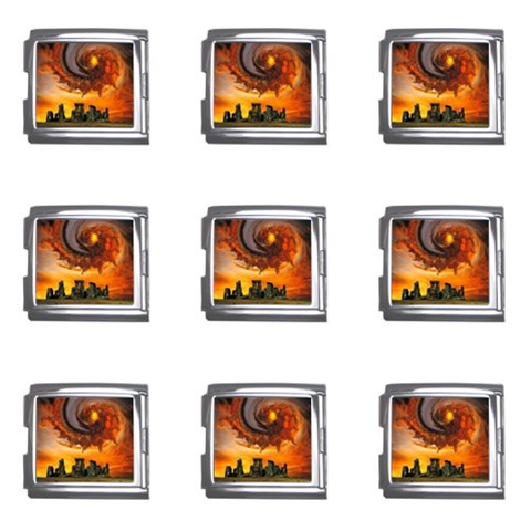 Stonehenge Mega Link Italian Charm (9 pack) from ArtsNow.com Front