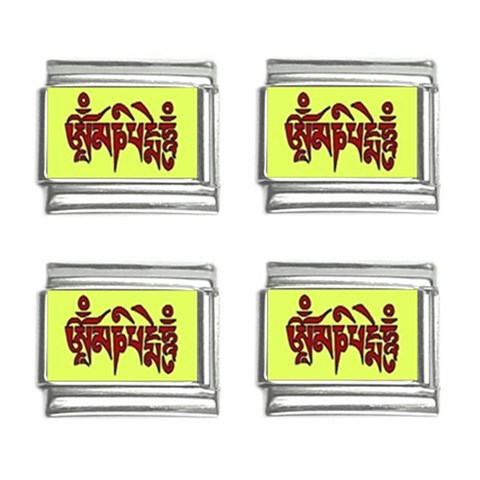 Om Mane Padme Hum 9mm Italian Charm (4 pack) from ArtsNow.com Front