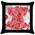 Kimono Throw Pillow Case (Black)