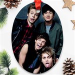 5 Seconds Of Summer Instagram Ornament (Oval)