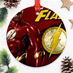 The New Flash Wp By Superman8193 D3dyg3t Ornament (Round)