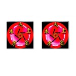 5 elements black Cufflinks (Square)