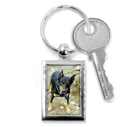 doberman pinscher Key Chain (Rectangle) from ArtsNow.com Front