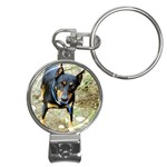 doberman pinscher Nail Clippers Key Chain