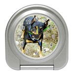 doberman pinscher Travel Alarm Clock
