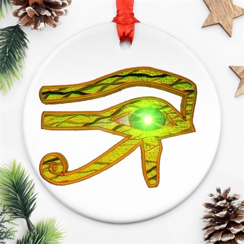 Horus Eye2 Ornament (Round) from ArtsNow.com Front