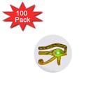 Horus Eye2 1  Mini Button (100 pack) 