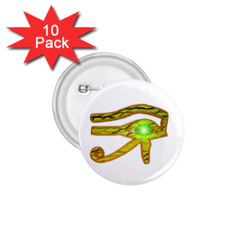 Horus Eye2 1.75  Button (10 pack)  from ArtsNow.com Front