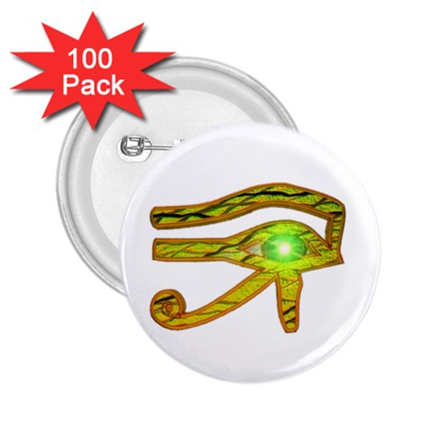 Horus Eye2 2.25  Button (100 pack) from ArtsNow.com Front