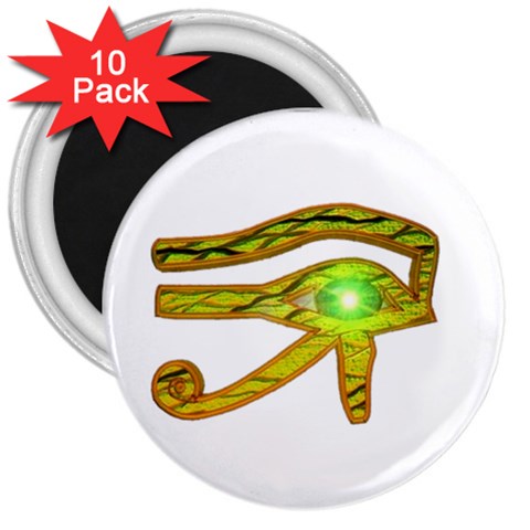 Horus Eye2 3  Magnet (10 pack) from ArtsNow.com Front