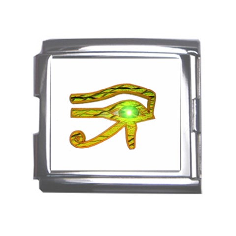 Horus Eye2 Mega Link Italian Charm (18mm) from ArtsNow.com Front