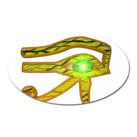Horus Eye2 Magnet (Oval) from ArtsNow.com Front