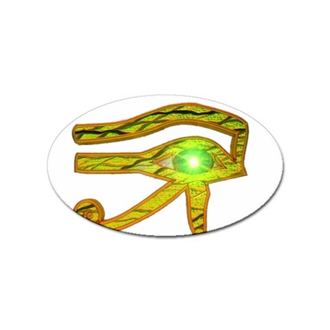 Horus Eye2 Sticker Oval (10 pack) from ArtsNow.com Front
