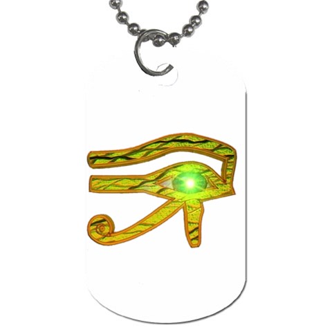 Horus Eye2 Dog Tag (Two Sides) from ArtsNow.com Front