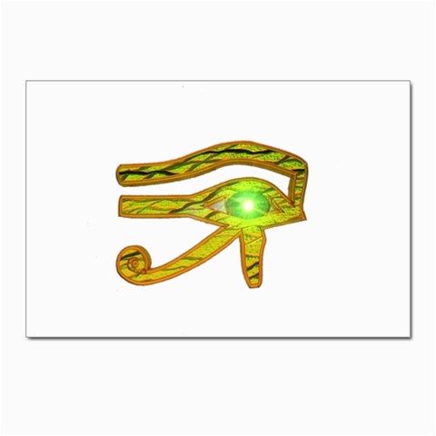 Horus Eye2 Postcards 5  x 7  (Pkg of 10) from ArtsNow.com Front