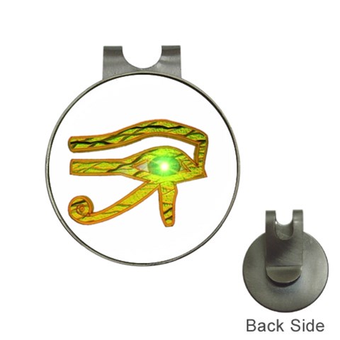 Horus Eye2 Golf Ball Marker Hat Clip from ArtsNow.com Front