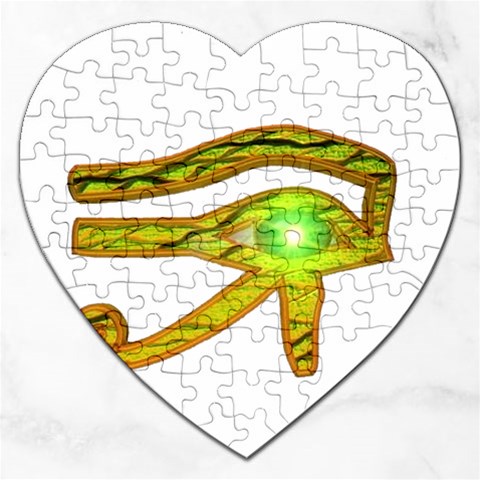 Horus Eye2 Jigsaw Puzzle (Heart) from ArtsNow.com Front