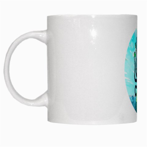 Star Nation Octopus White Mug from ArtsNow.com Left