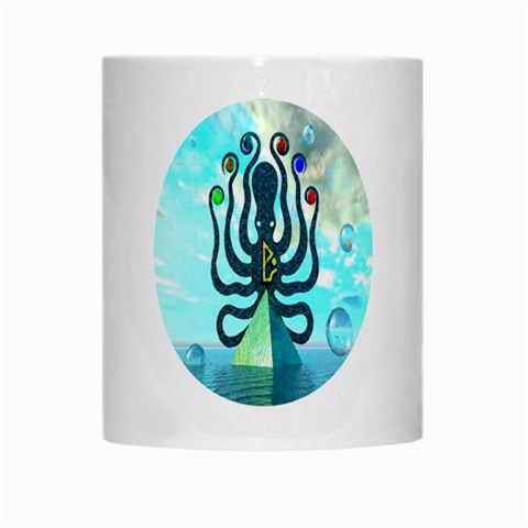 Star Nation Octopus White Mug from ArtsNow.com Center