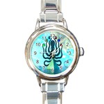 Star Nation Octopus Round Italian Charm Watch