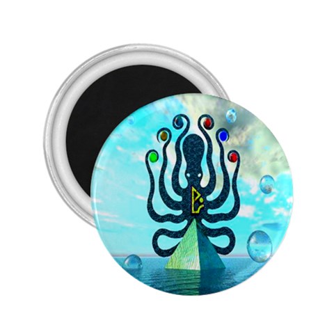 Star Nation Octopus 2.25  Magnet from ArtsNow.com Front