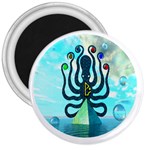 Star Nation Octopus 3  Magnet