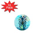 Star Nation Octopus 1  Mini Magnet (10 pack) 