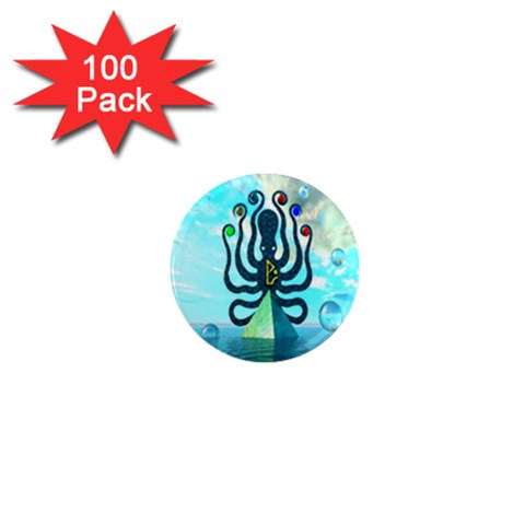 Star Nation Octopus 1  Mini Magnet (100 pack)  from ArtsNow.com Front
