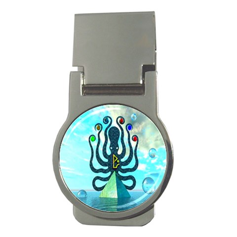 Star Nation Octopus Money Clip (Round) from ArtsNow.com Front