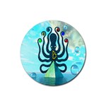 Star Nation Octopus Rubber Round Coaster (4 pack)