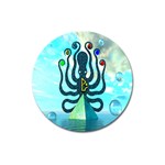 Star Nation Octopus Magnet 3  (Round)