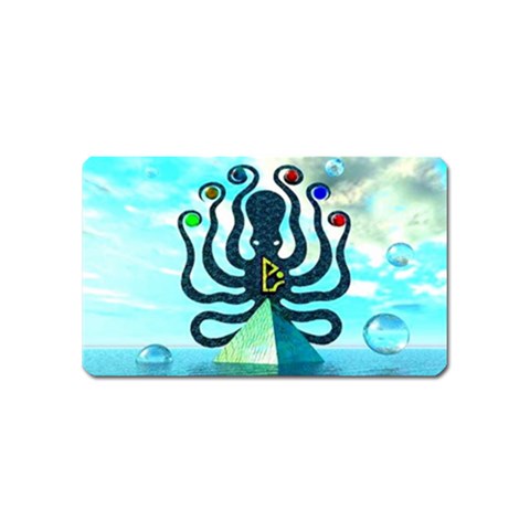 Star Nation Octopus Magnet (Name Card) from ArtsNow.com Front