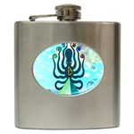 Star Nation Octopus Hip Flask (6 oz)