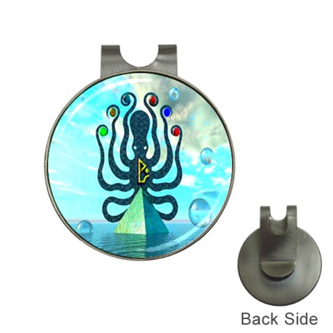 Star Nation Octopus Golf Ball Marker Hat Clip from ArtsNow.com Front