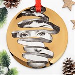 FORNASETTI ART CHRISTMAS ORNAMENT Ornament (Round)