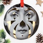 FORNASETTI ART CHRISTMAS ORNAMENT Ornament (Round)